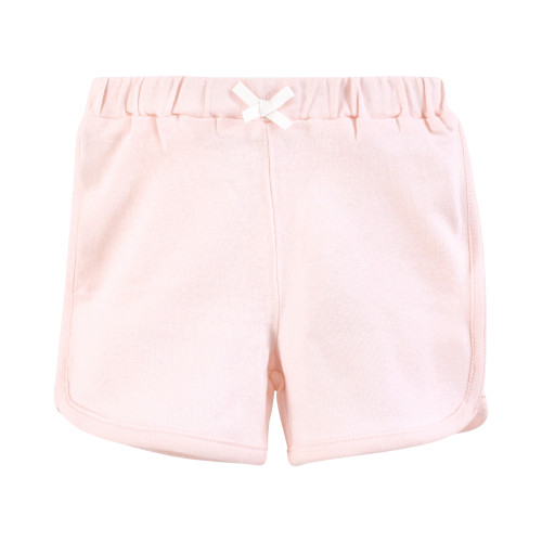 Hudson Baby Shorts Bottoms 4-Pack, Blue Rose