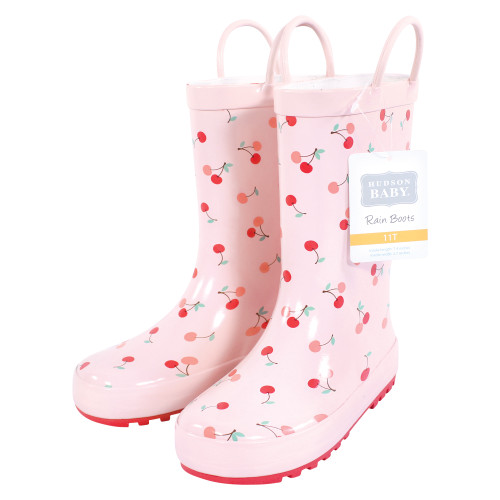 Hudson Baby Rain Boots, Cherry Sweet