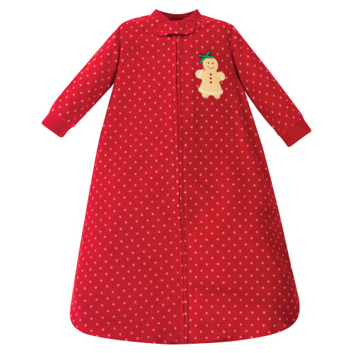 Hudson Baby Long-Sleeve Fleece Sleeping Bag, Sugar Spice 1