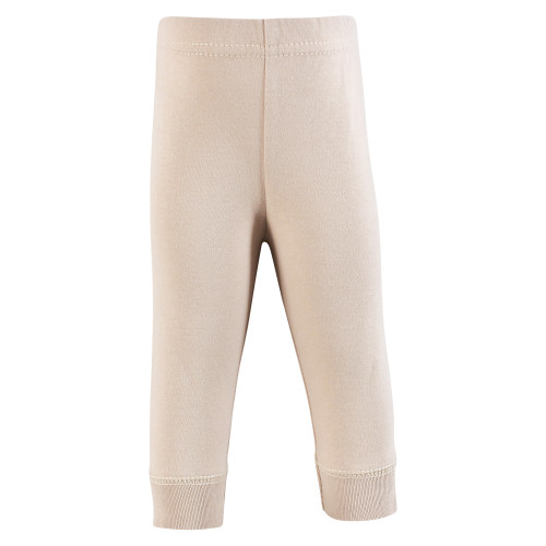 Hudson Baby Cotton Pants and Leggings, Beige Cozy Cutie