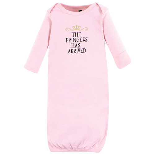 Hudson Baby Gown, Swaddle Blanket and Cap or Headband, Princess