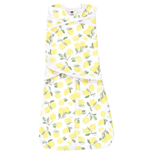 Hudson Baby Convertible Swaddle Sleep Sack, Lemon