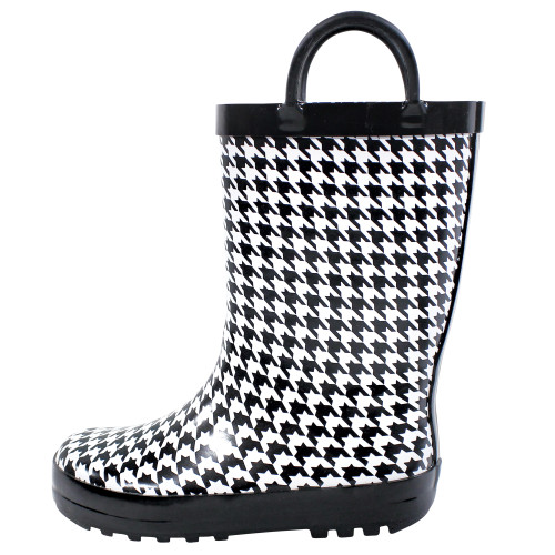 Hudson Baby Rain Boots, Houndstooth