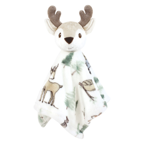 Hudson Baby Animal Face Security Blanket, Forest Animals