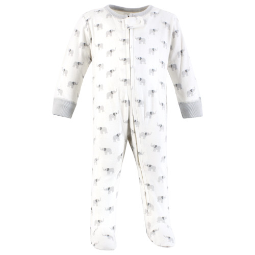 Hudson Baby Cotton Sleep and Play, Happy Little One Safari