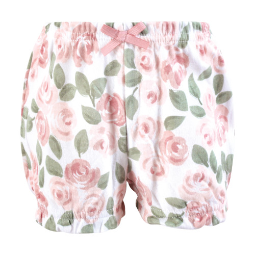 Hudson Baby Shorts Bottoms 4-Pack, Bonjour Paris