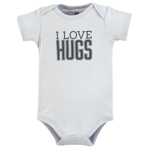 Hudson Baby Cotton Bodysuits 3-Pack, Cool Panda