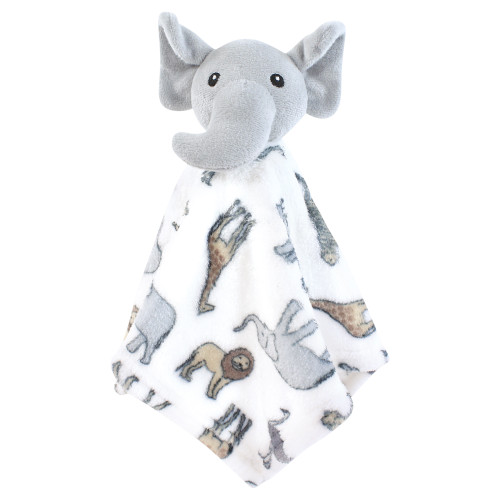 Hudson Baby Animal Face Security Blanket, Modern Safari