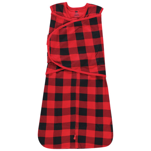 Hudson Baby Convertible Swaddle Sleep Sack, Buffalo Plaid