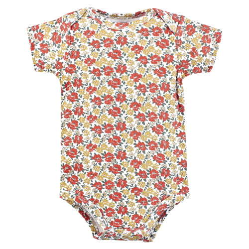 Hudson Baby Cotton Bodysuits 3-Pack, Hello Beautiful