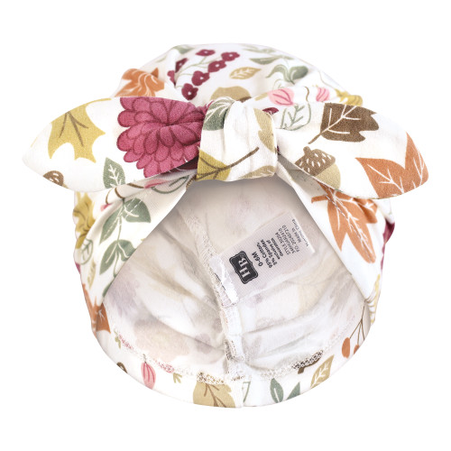 Hudson Baby Turban Cotton Headwraps, Acorn Botanical