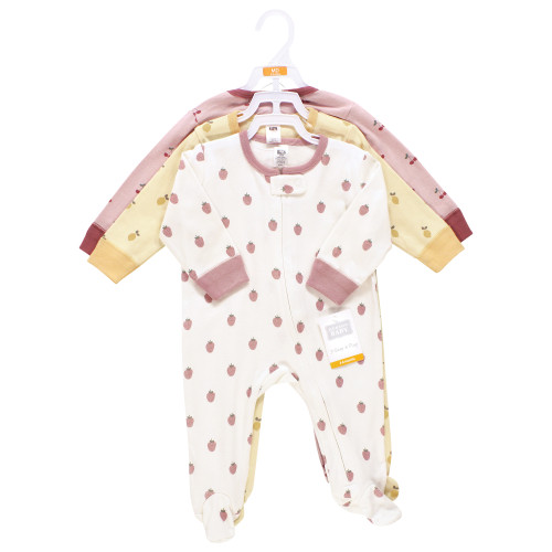 Hudson Baby Cotton Sleep and Play, Assorted Fruit