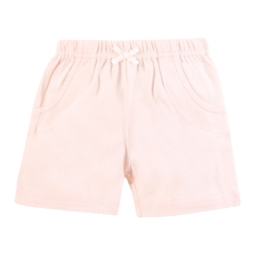 Hudson Baby Shorts Bottoms 4-Pack, Pink Sage Floral