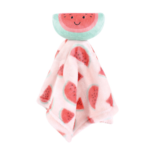Hudson Baby Animal Face Security Blanket, Fruits