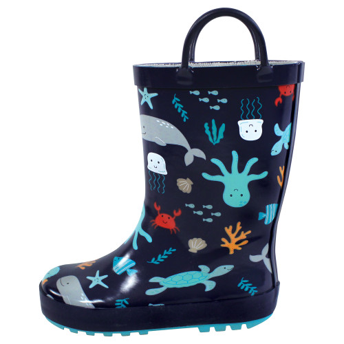 Hudson Baby Rain Boots, Sea Characters