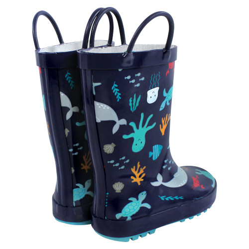 Hudson Baby Rain Boots, Sea Characters