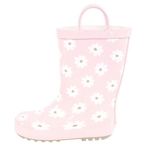 Hudson Baby Rain Boots, Dusty Pink Flower