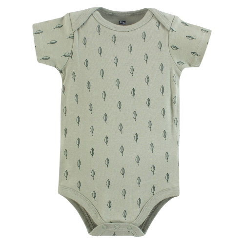 Hudson Baby Cotton Bodysuits 3-Pack, Jungle