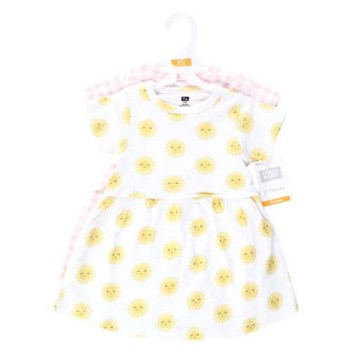 Hudson Baby Cotton Dresses, Sunshine