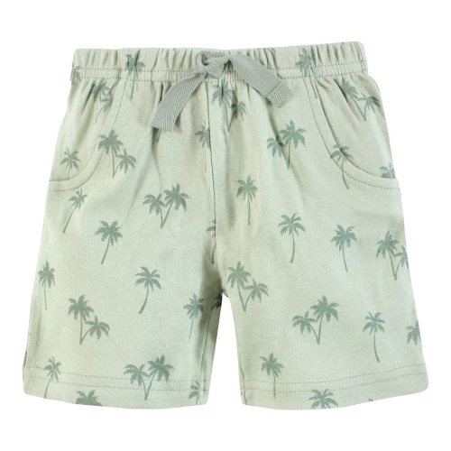 Hudson Baby Shorts Bottoms 4-Pack, Safari Scene
