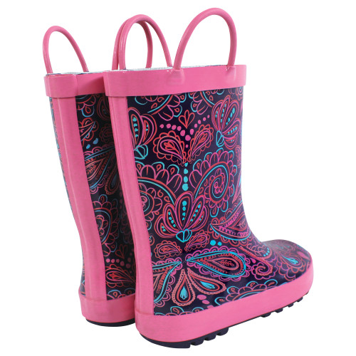 Hudson Baby Rain Boots, Paisley Punch