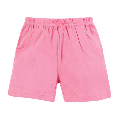 Hudson Baby Shorts Bottoms 4-Pack, Pink Purple Pretty Floral