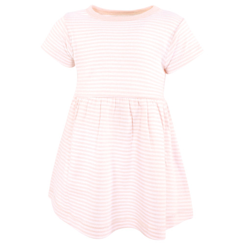 Hudson Baby Cotton Dresses, Blue Lemon