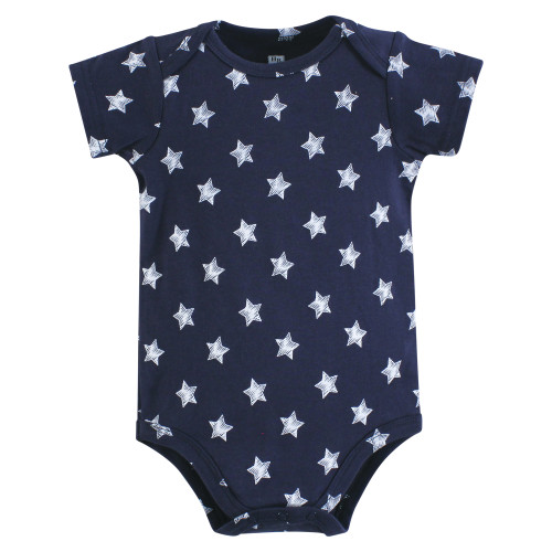 Hudson Baby Cotton Bodysuits 3-Pack, Mommys Little Man Bow Tie