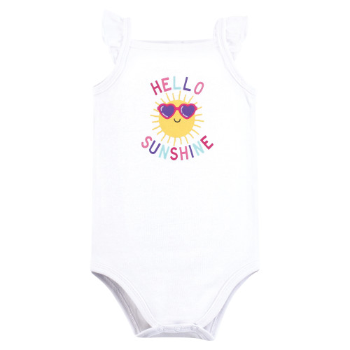 Hudson Baby Bodysuit, Short and Sock, Hello Sunshine Sunglasses