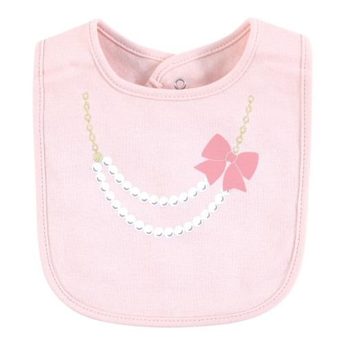 Hudson Baby Cotton Bibs, Sassy Cheetah