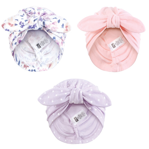 Hudson Baby Turban Cotton Headwraps, Modern Floral