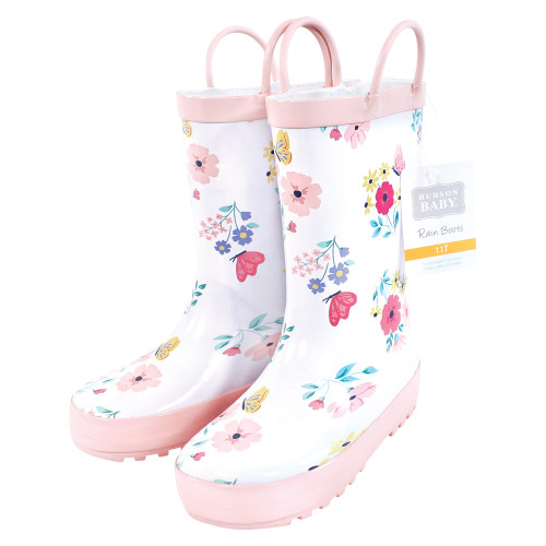 Hudson Baby Rain Boots, Butterfly Floral