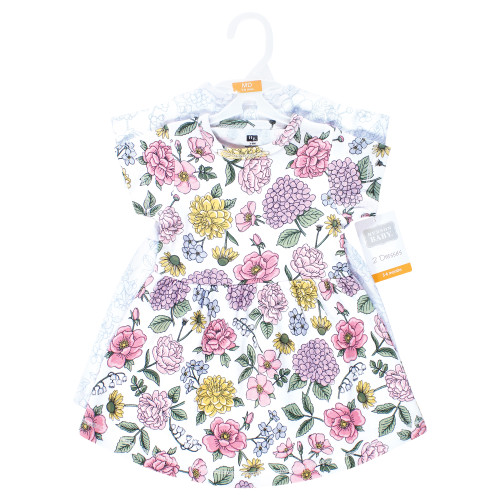 Hudson Baby Cotton Dresses, Vintage Blossom