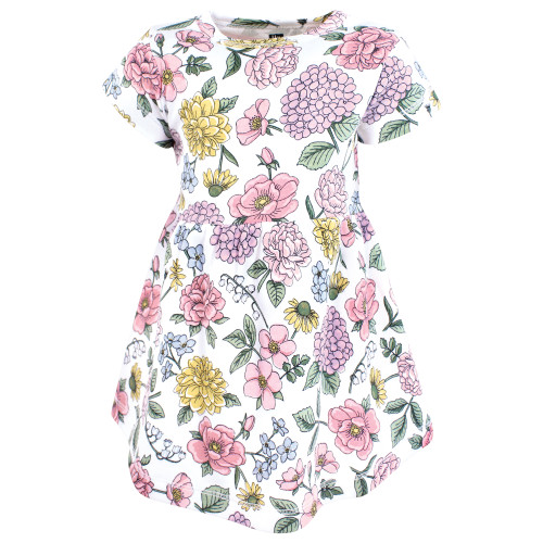 Hudson Baby Cotton Dresses, Vintage Blossom