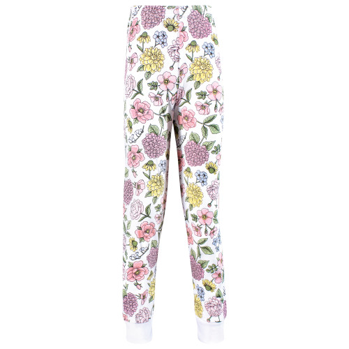 Hudson Baby Cotton Pajama Set, Vintage Blossom
