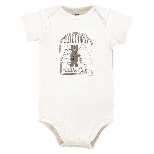 Hudson Baby Cotton Bodysuits 5-Pack, Outdoorsy Cub