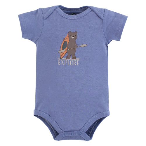 Hudson Baby Cotton Bodysuits 5-Pack, Outdoorsy Cub