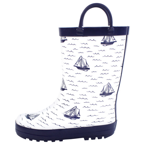 Hudson Baby Rain Boots, Sailboat