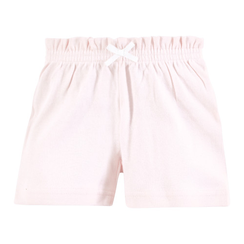 Hudson Baby Shorts Bottoms 4-Pack, Pink Daisies
