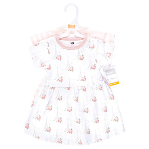 Hudson Baby Cotton Dresses, Bonjour Paris 1