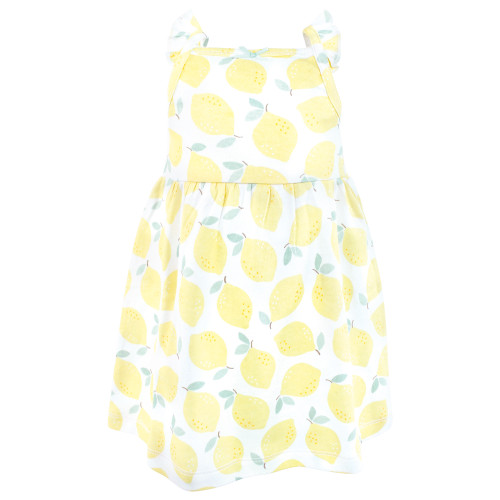 Hudson Baby Cotton Dresses, Lemon Daisy