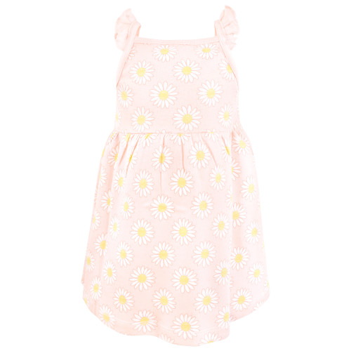 Hudson Baby Cotton Dresses, Lemon Daisy