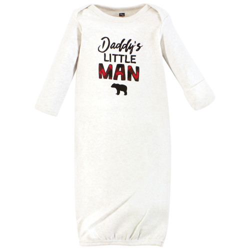 Hudson Baby Gown, Swaddle Blanket and Cap or Headband, Daddy'S Man