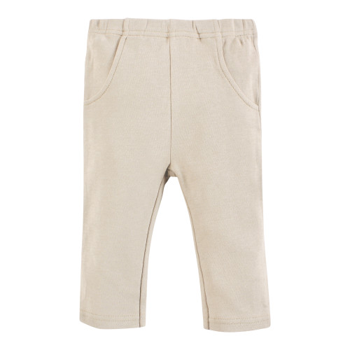 Hudson Baby Cotton Bodysuit, Pant and Shoe Set, Taupe Mint Suspender