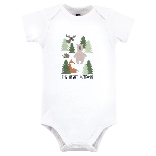 Hudson Baby Cotton Bodysuits 3-Pack, The Great Outdoors