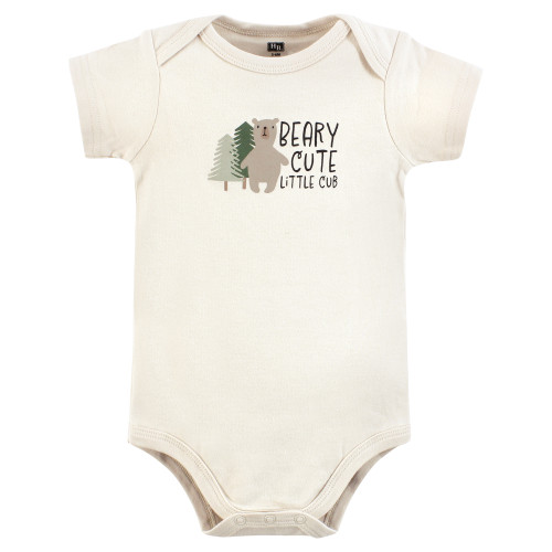 Hudson Baby Cotton Bodysuits 3-Pack, The Great Outdoors