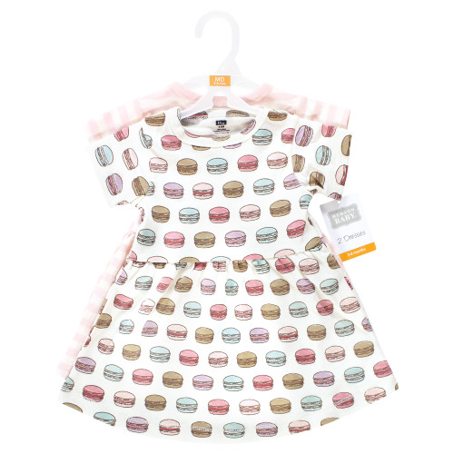 Hudson Baby Cotton Dresses, Macarons