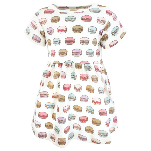 Hudson Baby Cotton Dresses, Macarons