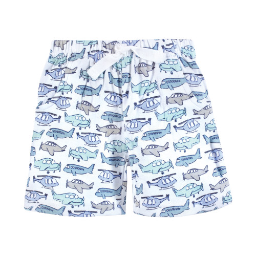 Hudson Baby Shorts Bottoms 4-Pack, Born To Fly