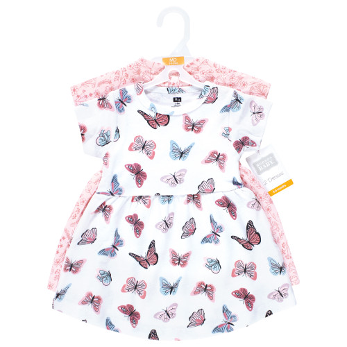 Hudson Baby Cotton Dresses, Sweet Butterflies